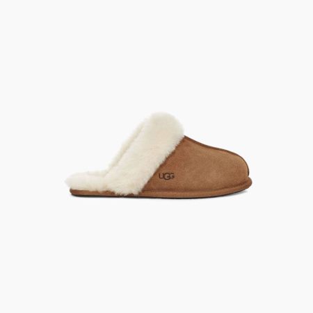 UGG Scuffette II Brown Slippers for Women (KOZL53896)